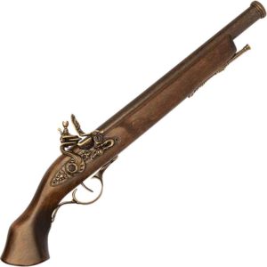 Decorative Italian Long Flintlock Pistol