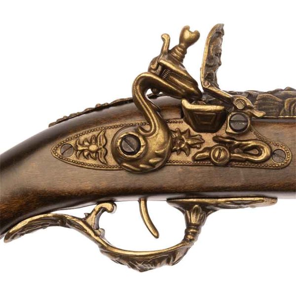 Brass Decorative Italian Flintlock Pistol