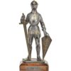 16th Century Knight with Broadsword and Shield Statue