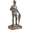 16th Century Knight with Broadsword and Shield Statue