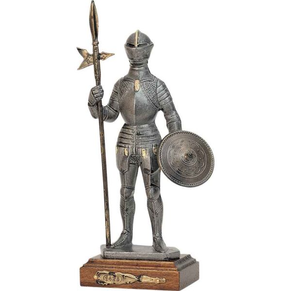 1423 Knight with Halberd Statue
