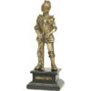 Miniature Gold Knight with Sword