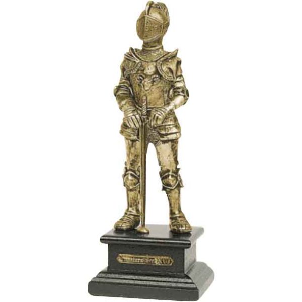 Miniature Gold Knight with Sword