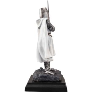 Templar Knight with Sword Statue