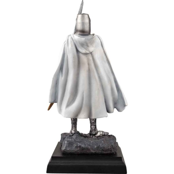 Templar Knight with Sword Statue