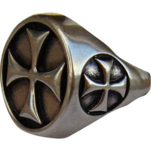 Templar Cross Signet Ring