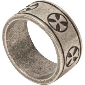 Templar Cross Band Ring