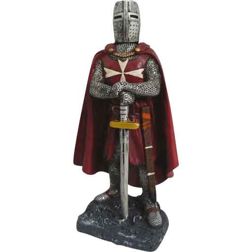Knight Hospitaller with Sword Statue