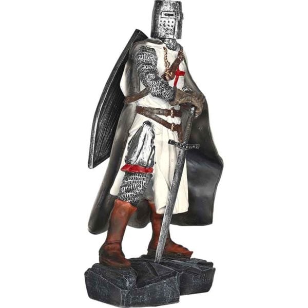 Large Watchful Crusader Knight Statue - Image 6
