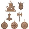 Viking Ornament Set