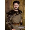 Fighter Gorget with Pauldrons - Brown
