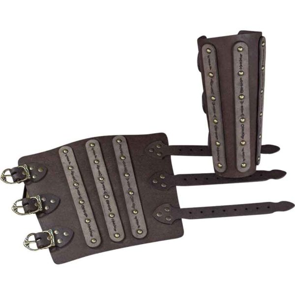 Hirdman Bracers - Brown