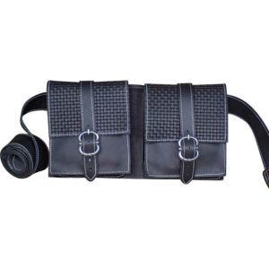 Valiant Pouches with Belt - Black