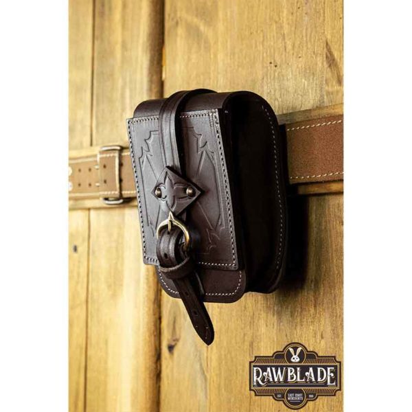 Small Carcassone Pouch - Brown