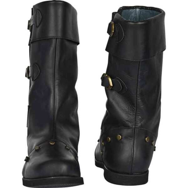 George Leather Boots - Black