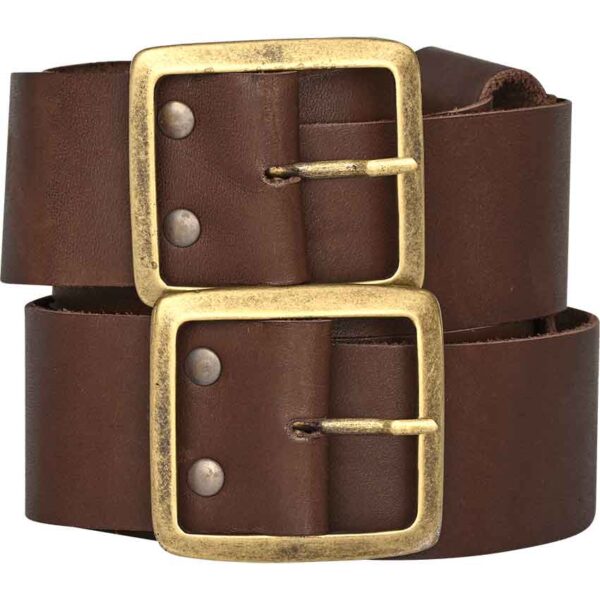 Beligor Double Belt - Brown