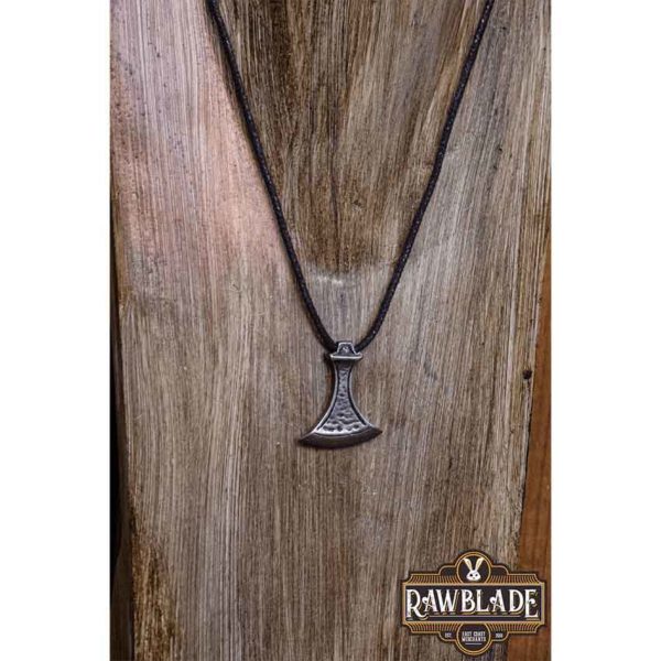 Viking Axe Necklace - Silver