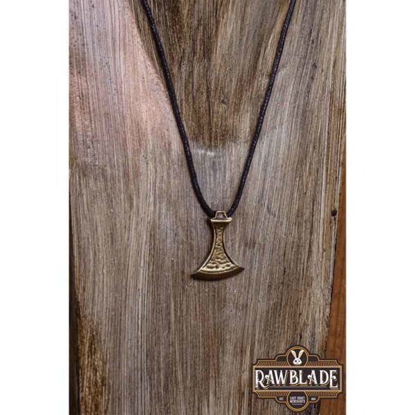 Viking Axe Necklace - Gold