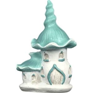 Teal Top Fairy Garden House