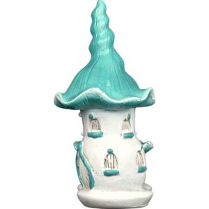 Teal Top Fairy Garden House