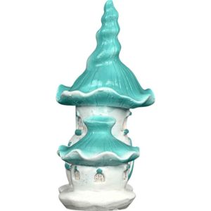 Teal Top Fairy Garden House