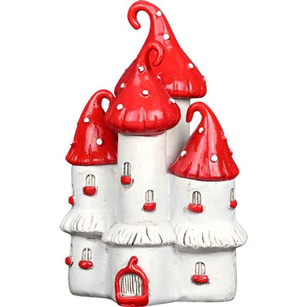 Red Mushroom Fairy Garden Castle