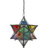 Colorful Multi-Point Star Tealight Lantern