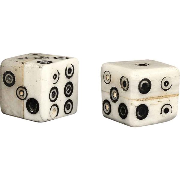 Small Medieval Dice - Set of Two