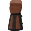 Leather Gauntlet with Chainmail Cuff - Brown