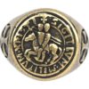 Bronze Knights Templar Seal Ring