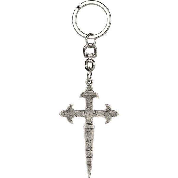 Order of Santiago Cross Key Chain