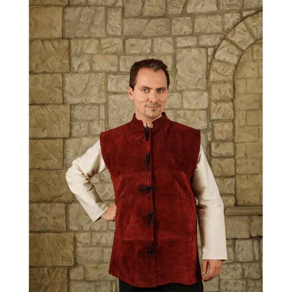 Laertes Suede Leather Vest