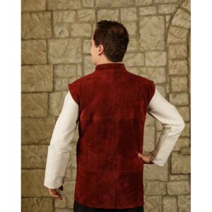Laertes Suede Leather Vest