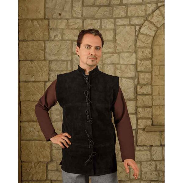 Laertes Suede Leather Vest