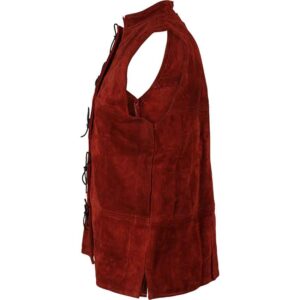 Laertes Suede Leather Vest