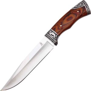 Scrolled Hilt Hunting Knife