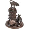 Moral High Ground Cat Statue