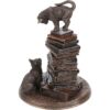 Moral High Ground Cat Statue