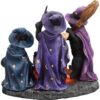 Black Cats and Cauldron Statue