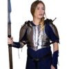 Protector Womens Steel Cuirass with Pauldrons