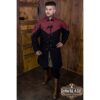 Uther Long Sleeve Gambeson - Black with Red