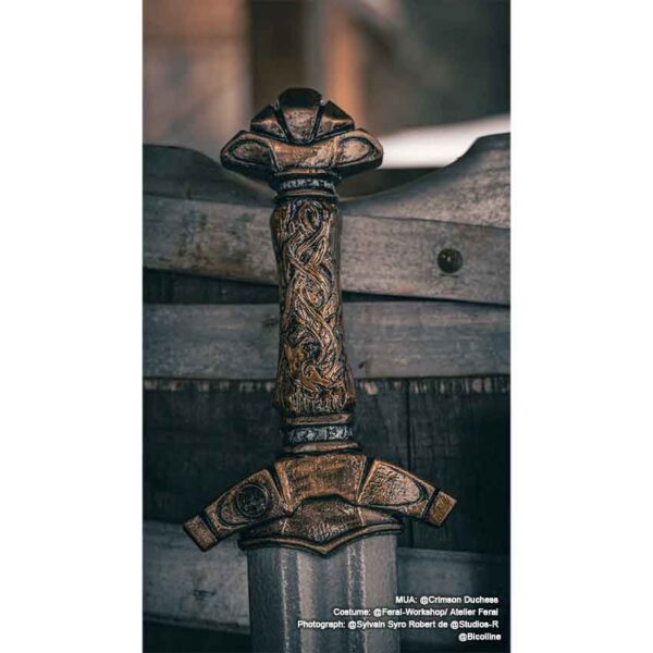 Viking's LARP Sword - Notched