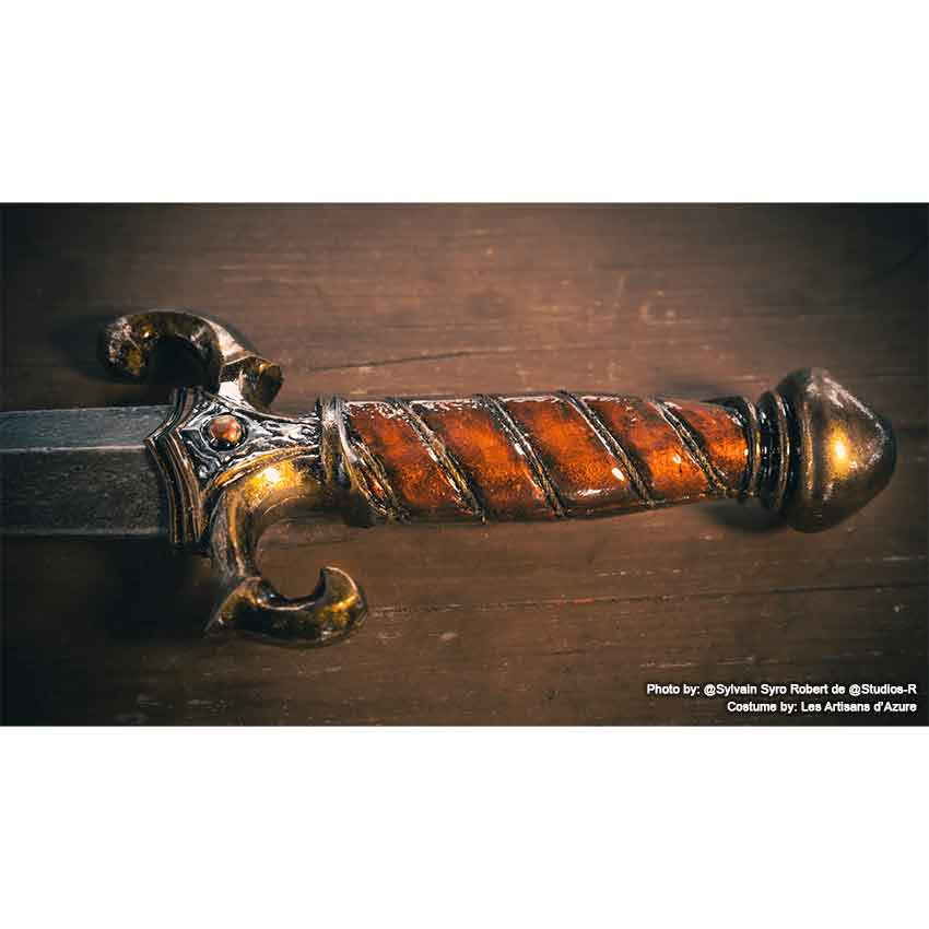 Musketeer's LARP Dagger - Notched