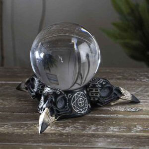 Raven Skulls Crystal Ball