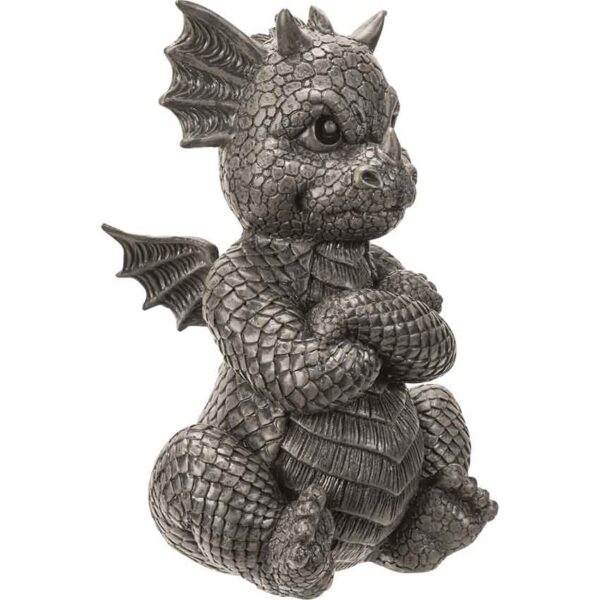 Angry Garden Dragon Statue