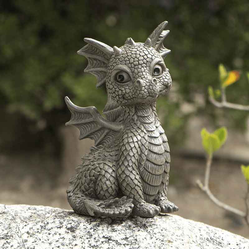 Curious Garden Dragon Statue