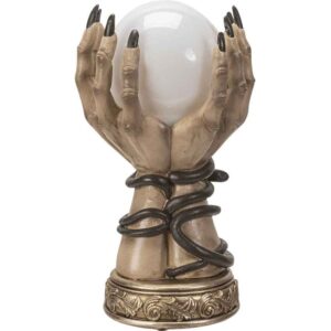 Hands of Fortune LED Globe Statue