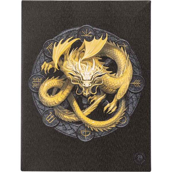 Imbolc Dragon Canvas Art Print