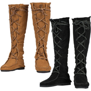Kids Suede Medieval High Boots