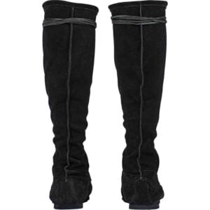 Kids Suede Medieval High Boots